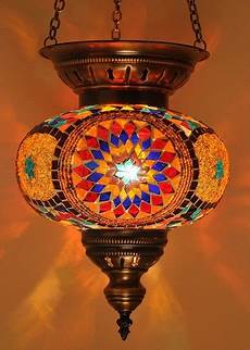 Mosaic Hanging Lantern