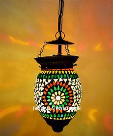 Mosaic Lantern Lamp