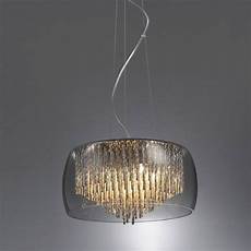 Smoked Glass Chandelier