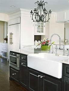 Black Chandelier Farmhouse