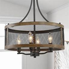 Black Drum Chandelier