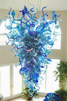 Blown Glass Chandelier