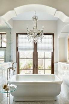 Chandelier Over Bathtub