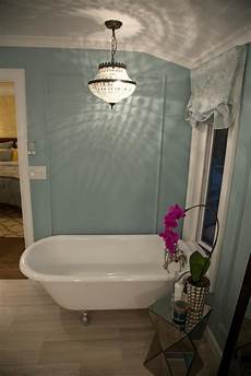 Chandelier Over Bathtub