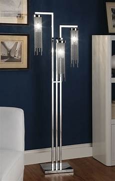 Chrome floor lamps