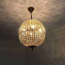 Glass Globe Chandelier