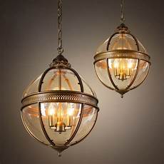 Gold Globe Chandelier