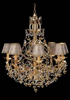 Gold Leaf Chandelier