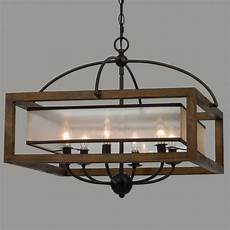 Mission Style Chandelier