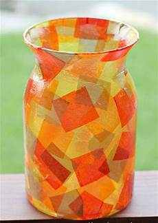 Mosaic Glass Vase Lamp
