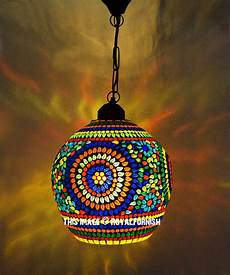 Mosaic Hanging Lantern