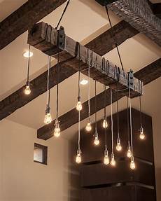 Rustic Wood Chandelier
