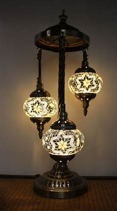 Silver Mosaic Lamp