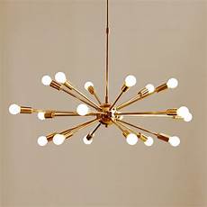 Sputnik Chandelier Gold