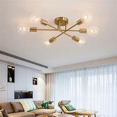Sputnik Chandelier Gold