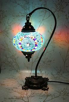 Swan Neck Mosaic Lamp