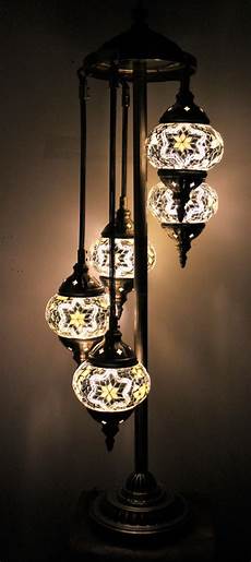 White Turkish Lamp