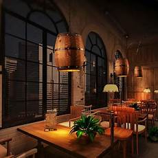 Wine Barrel Chandelier