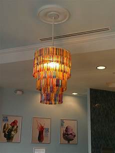 Wood And Metal Chandelier